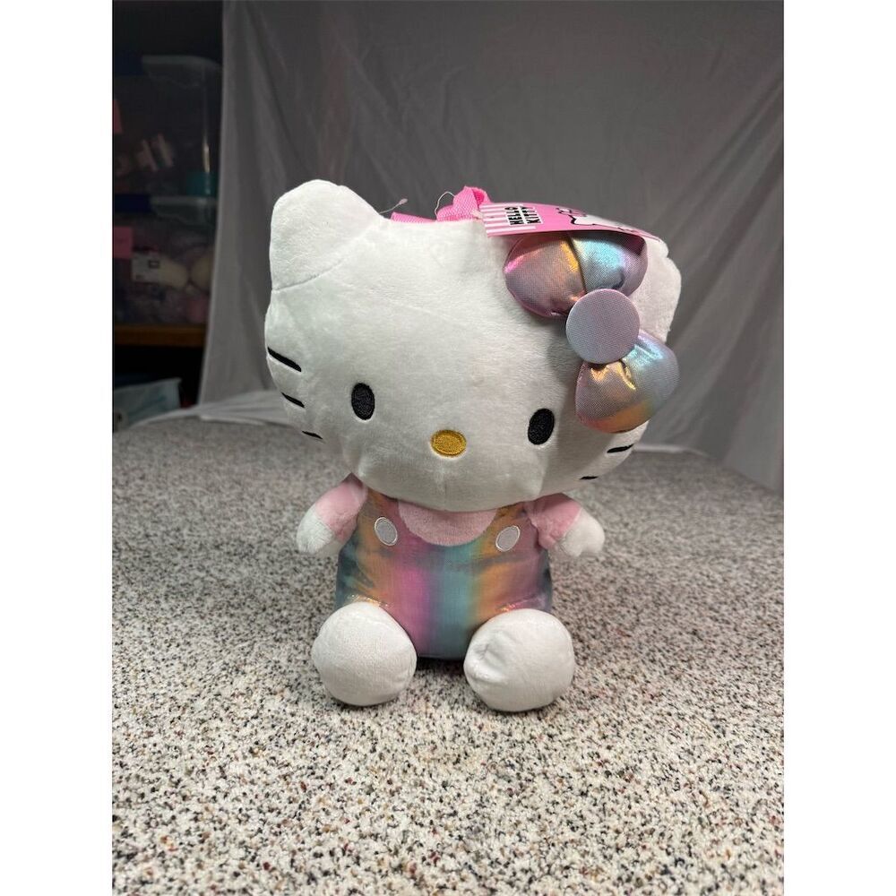 Sanrio Hello Kitty Shimmer Backpack Pink Small School Travel Bag​